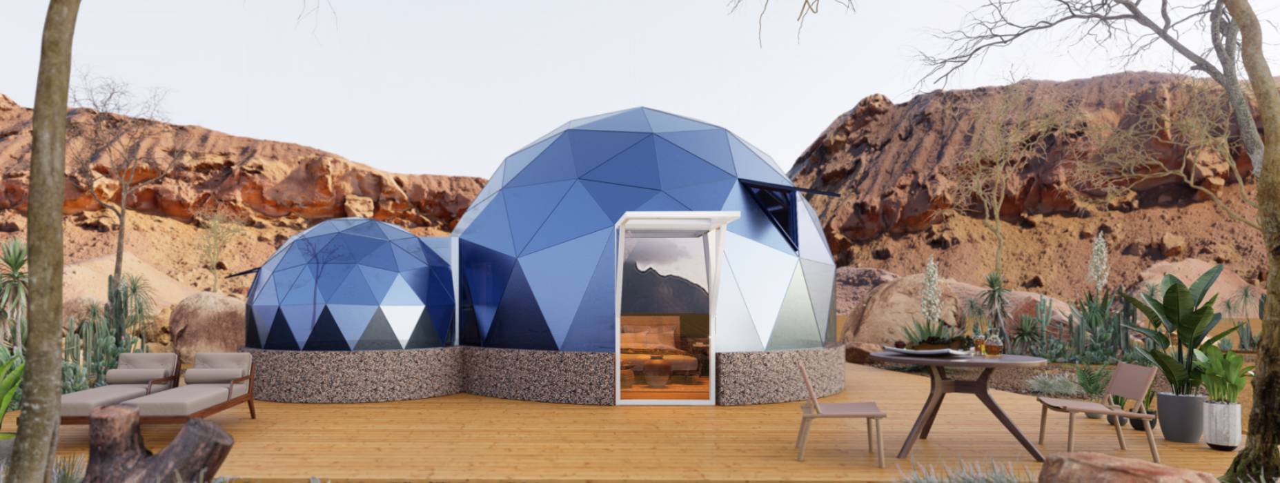 迎泽区球形智能光伏玻璃星空房